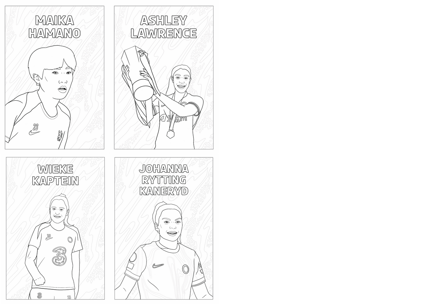 Chelsea Women 24/25 Colouring Book
