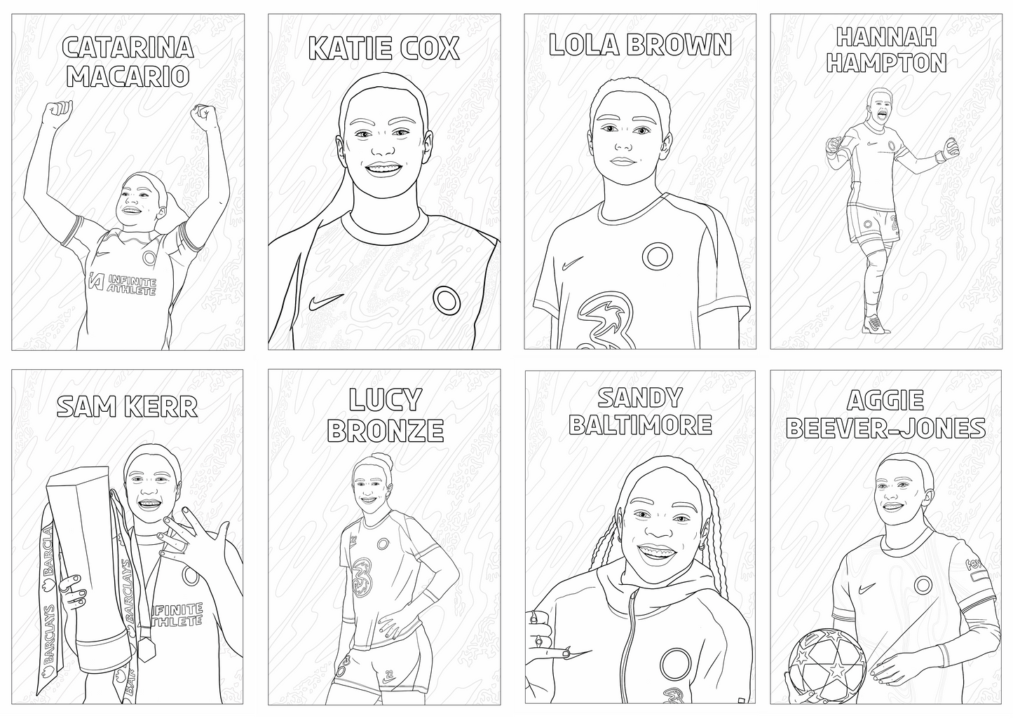 Chelsea Women 24/25 Colouring Book