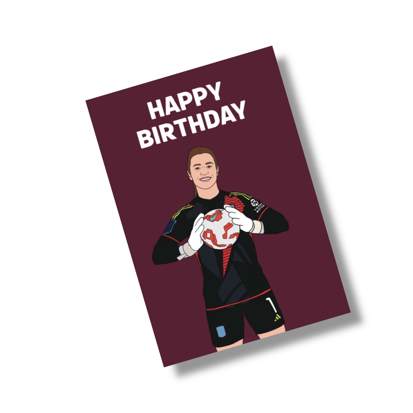 A5 Aston Villa, Sabrina D’Angelo Birthday Card