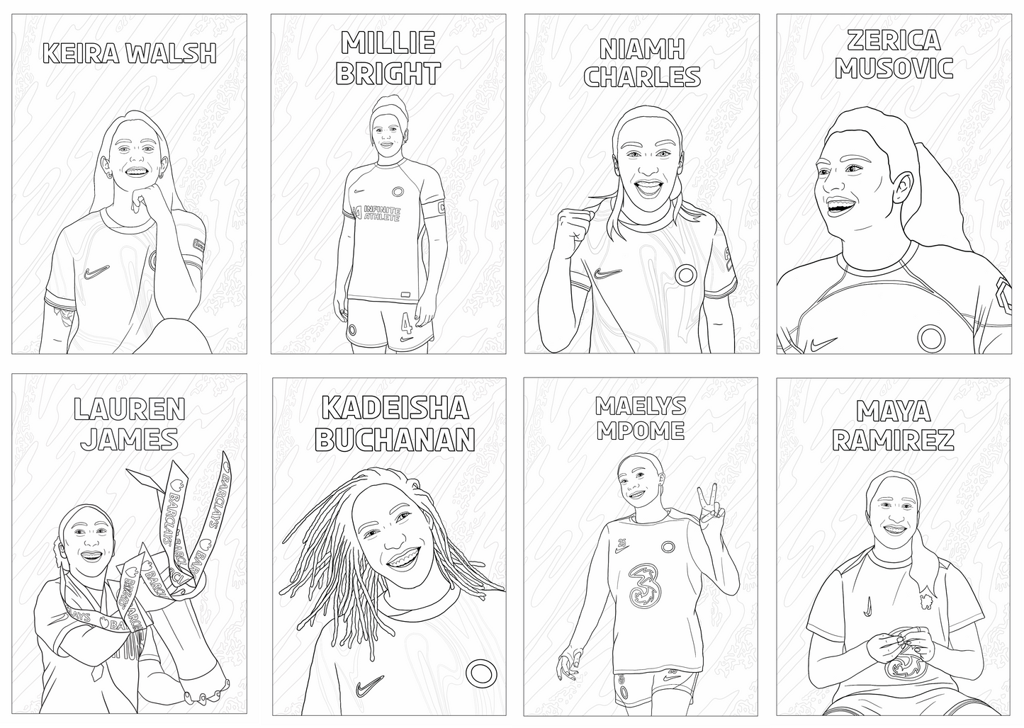 Chelsea Women 24/25 Colouring Book