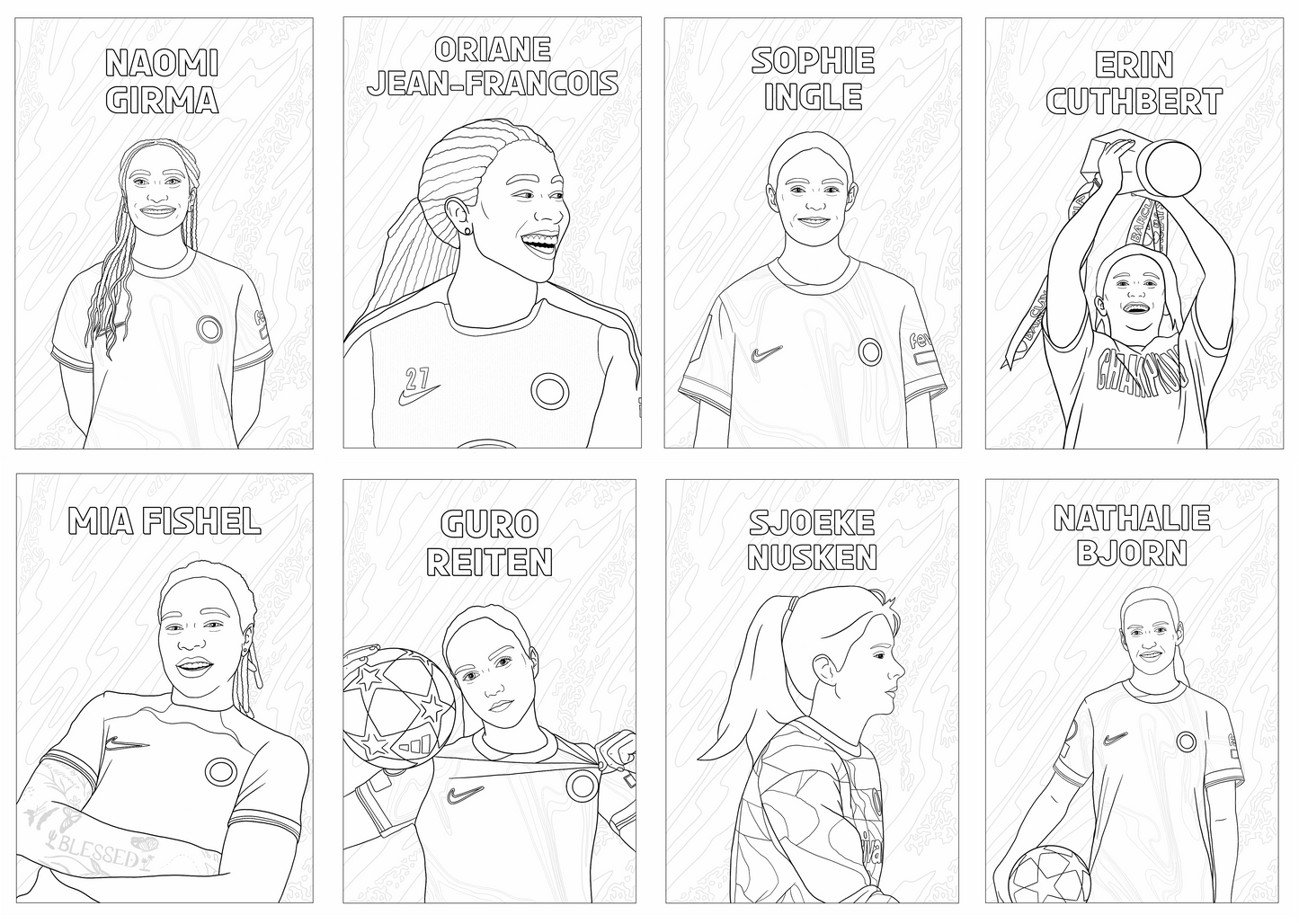 Chelsea Women 24/25 Colouring Book
