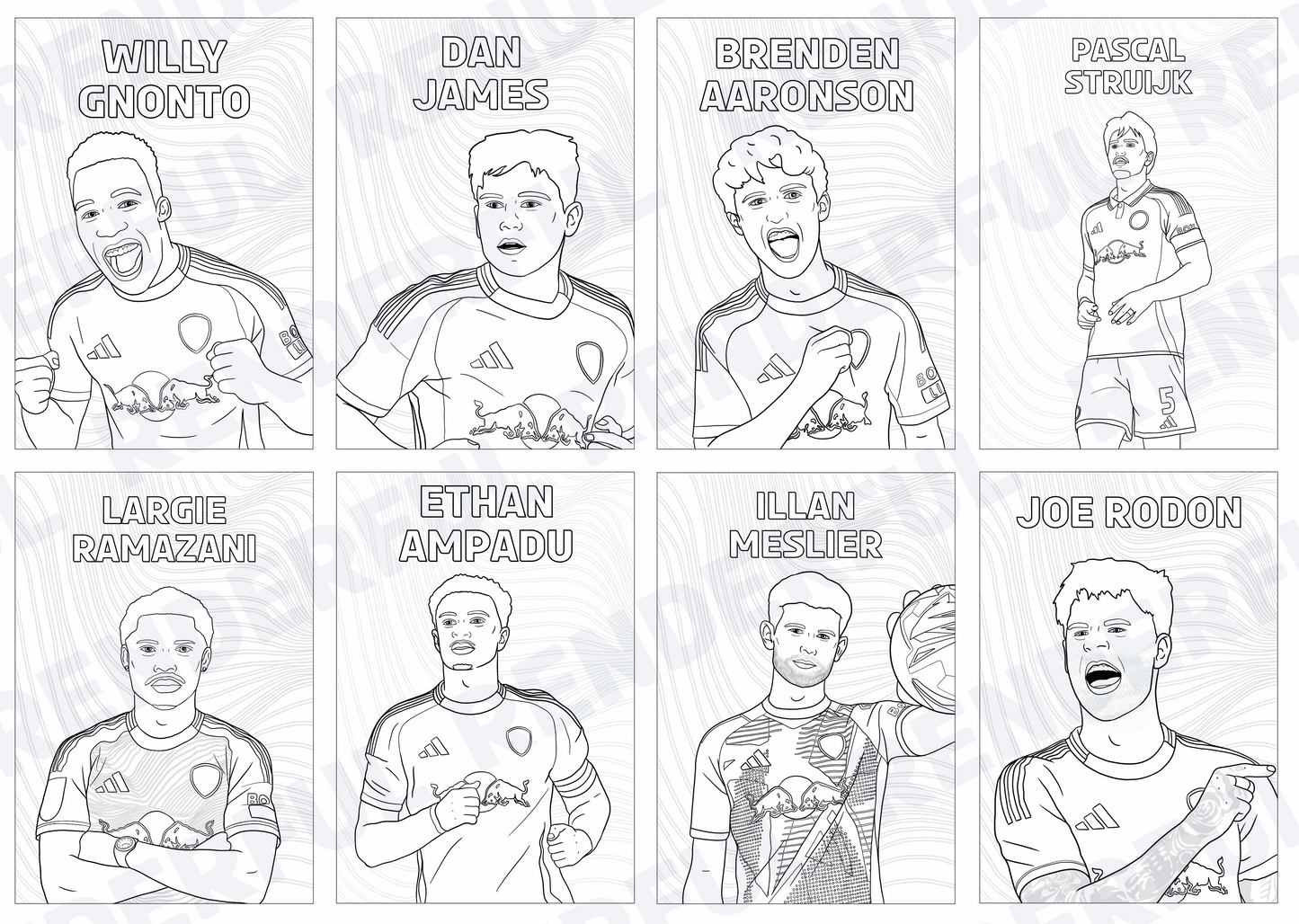 A4 Leeds United 2024/25 Colouring Book