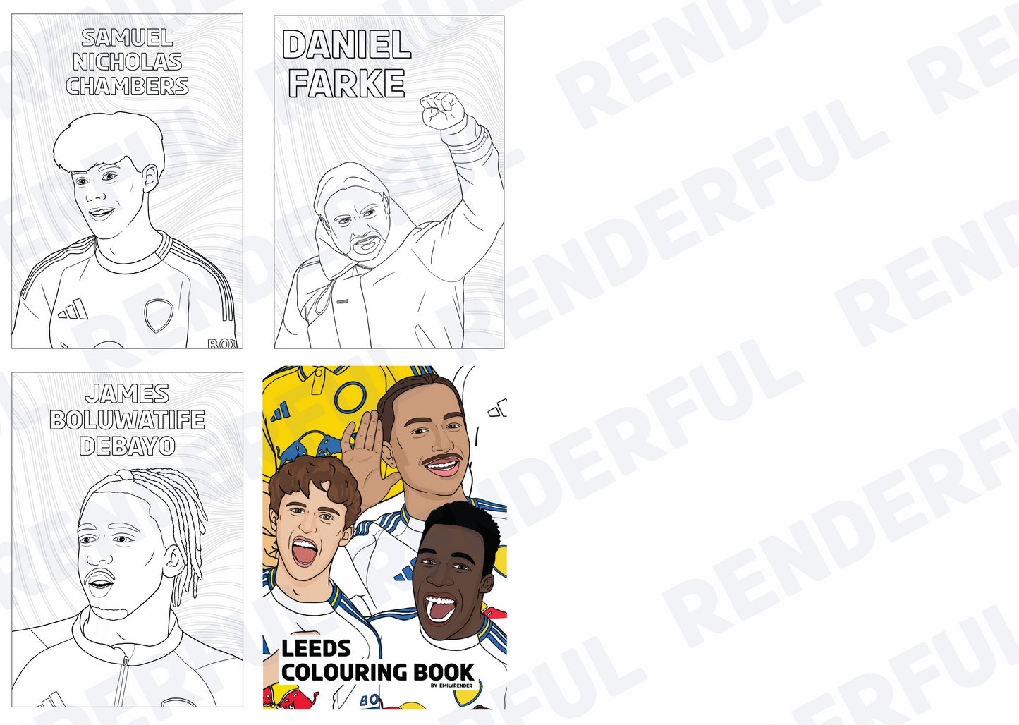 A4 Leeds United 2024/25 Colouring Book