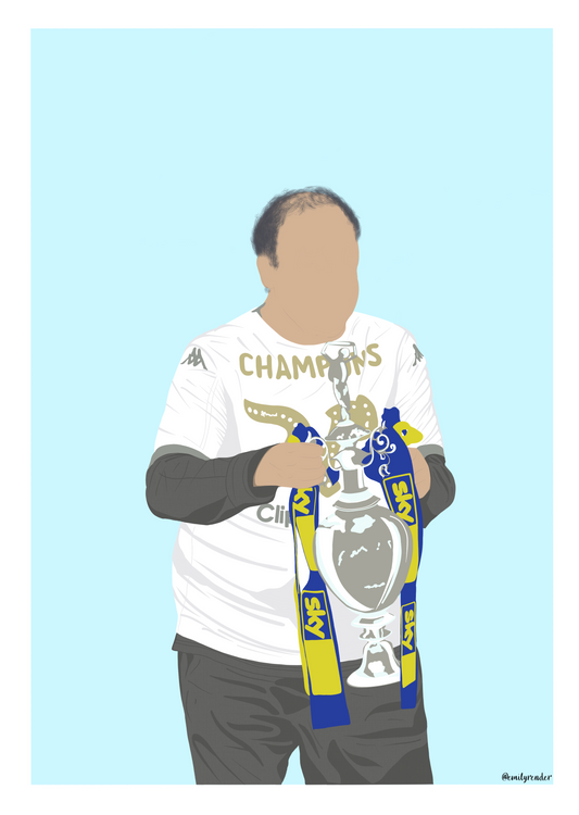 A4 Marcelo Bielsa Trophy Print