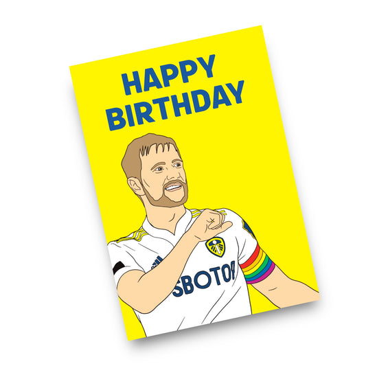 A5 Leeds United, Liam Cooper Birthday / Father’s Day Card