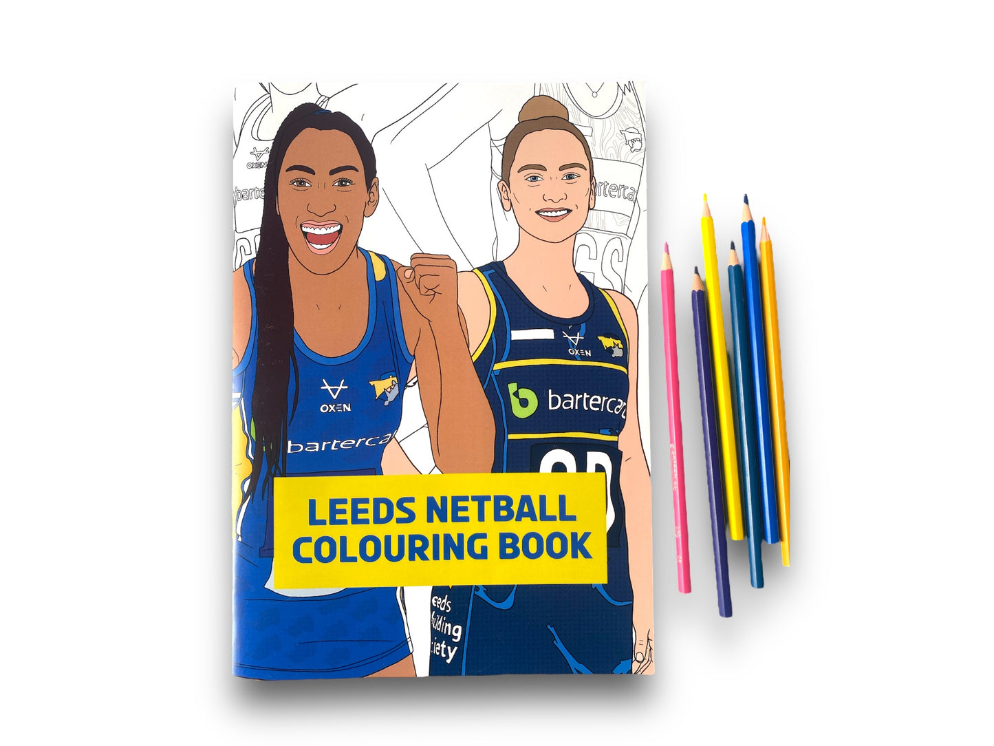 A4 Leeds Netball Colouring Book