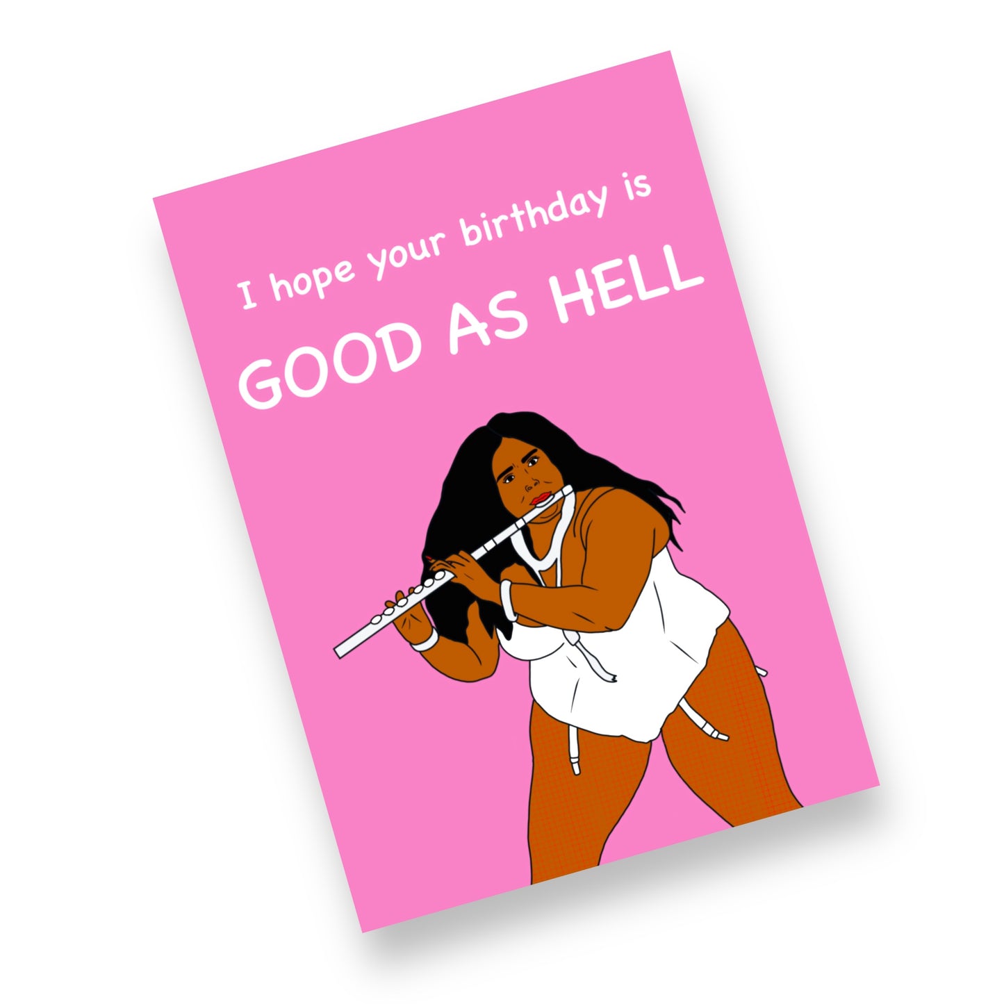 A5 Lizzo, Good As Hell Birthday Card