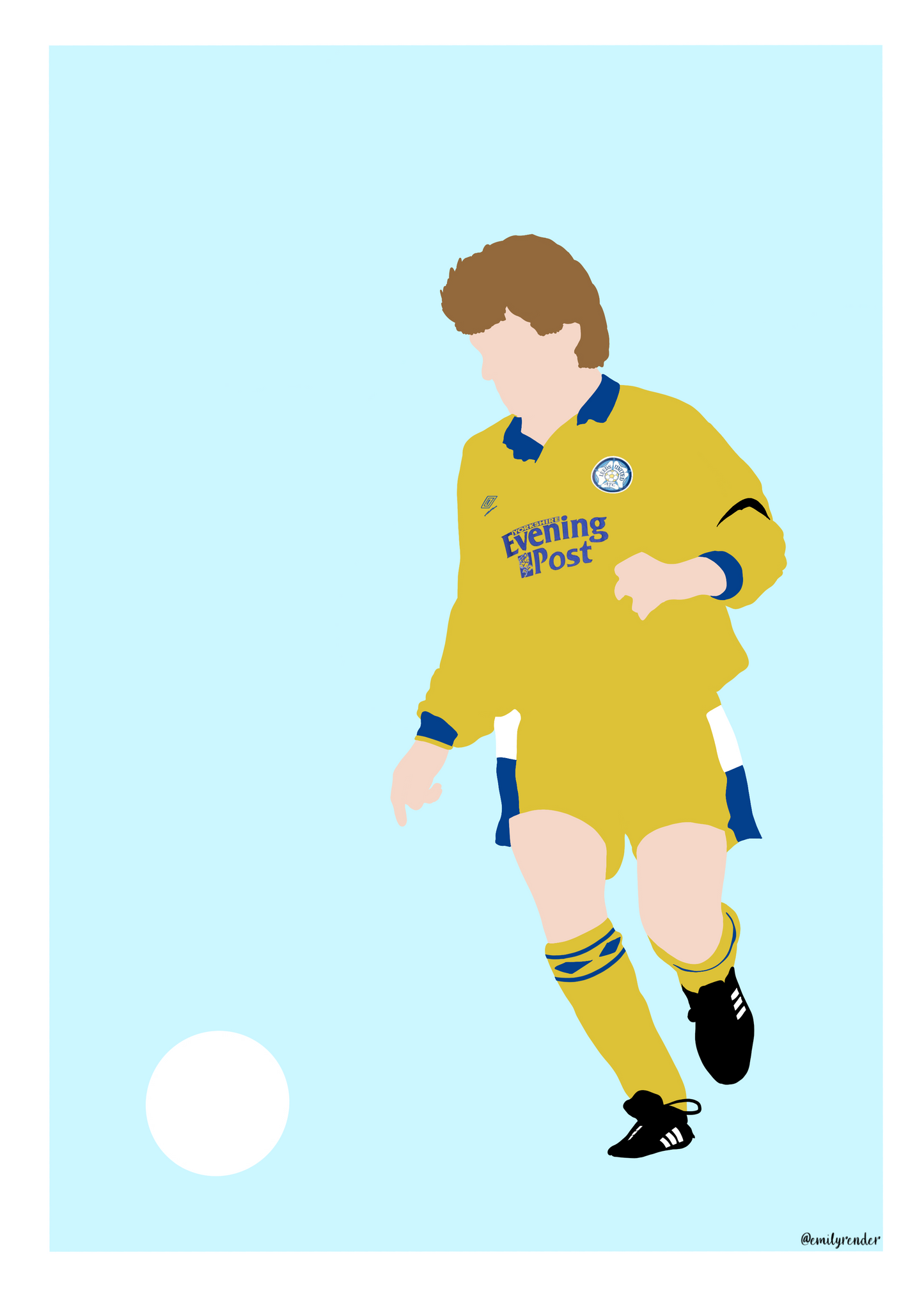 A4 Gordon Strachan Print