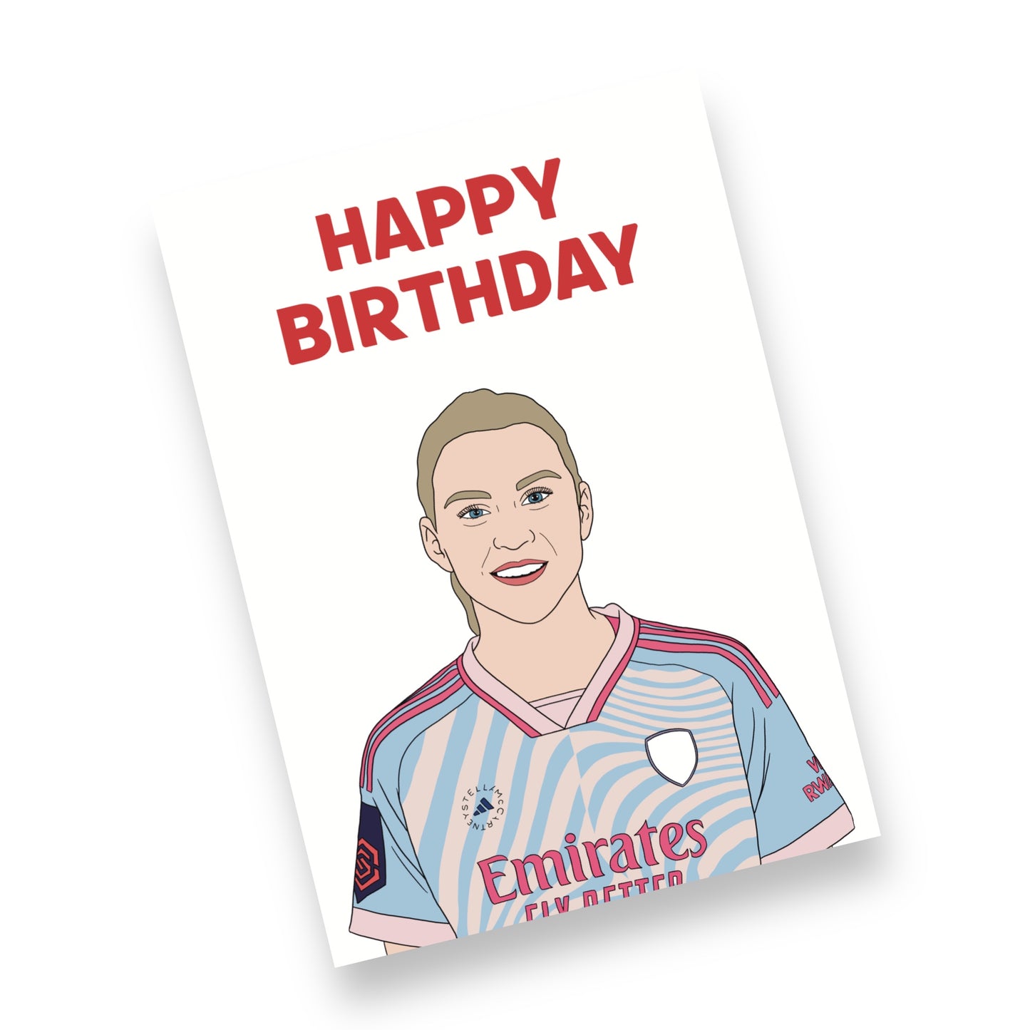 A5 Arsenal FC, Alessia Russo Birthday Card