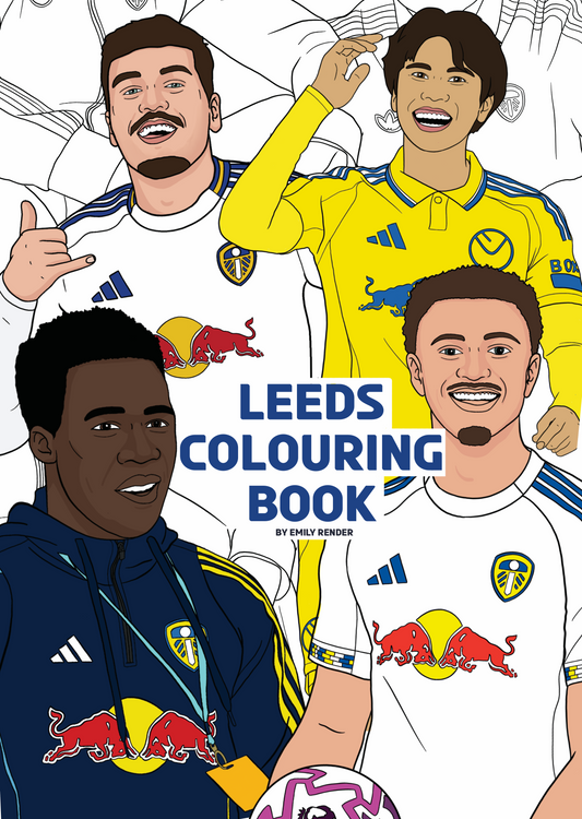 NEW! Leeds United 25/26 Season Colouring Book