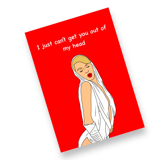 A5 Kylie Minogue, I Just Can’t Get You Out Of My Head Card