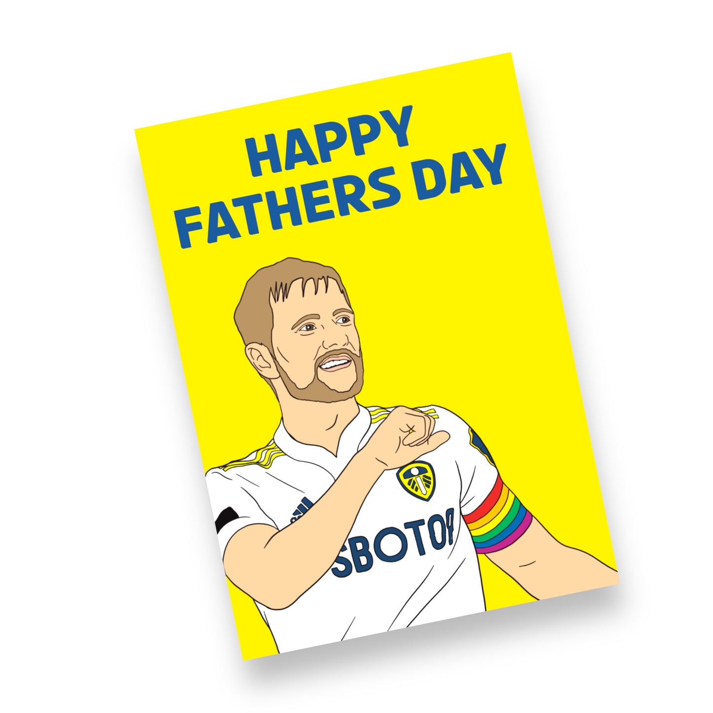 A5 Leeds United, Liam Cooper Birthday / Father’s Day Card