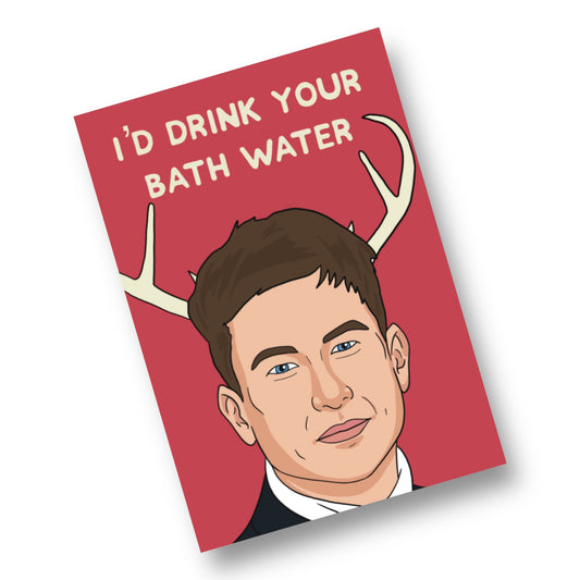 A5 Barry Keoghan Saltburn Bath Water Card