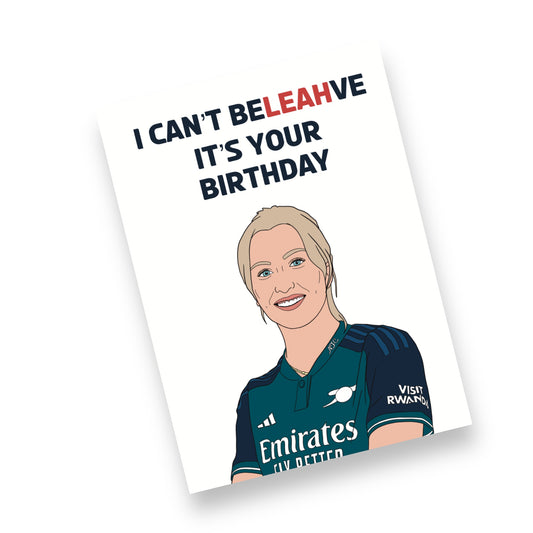 A5 Arsenal FC, Leah Williamson Birthday Card