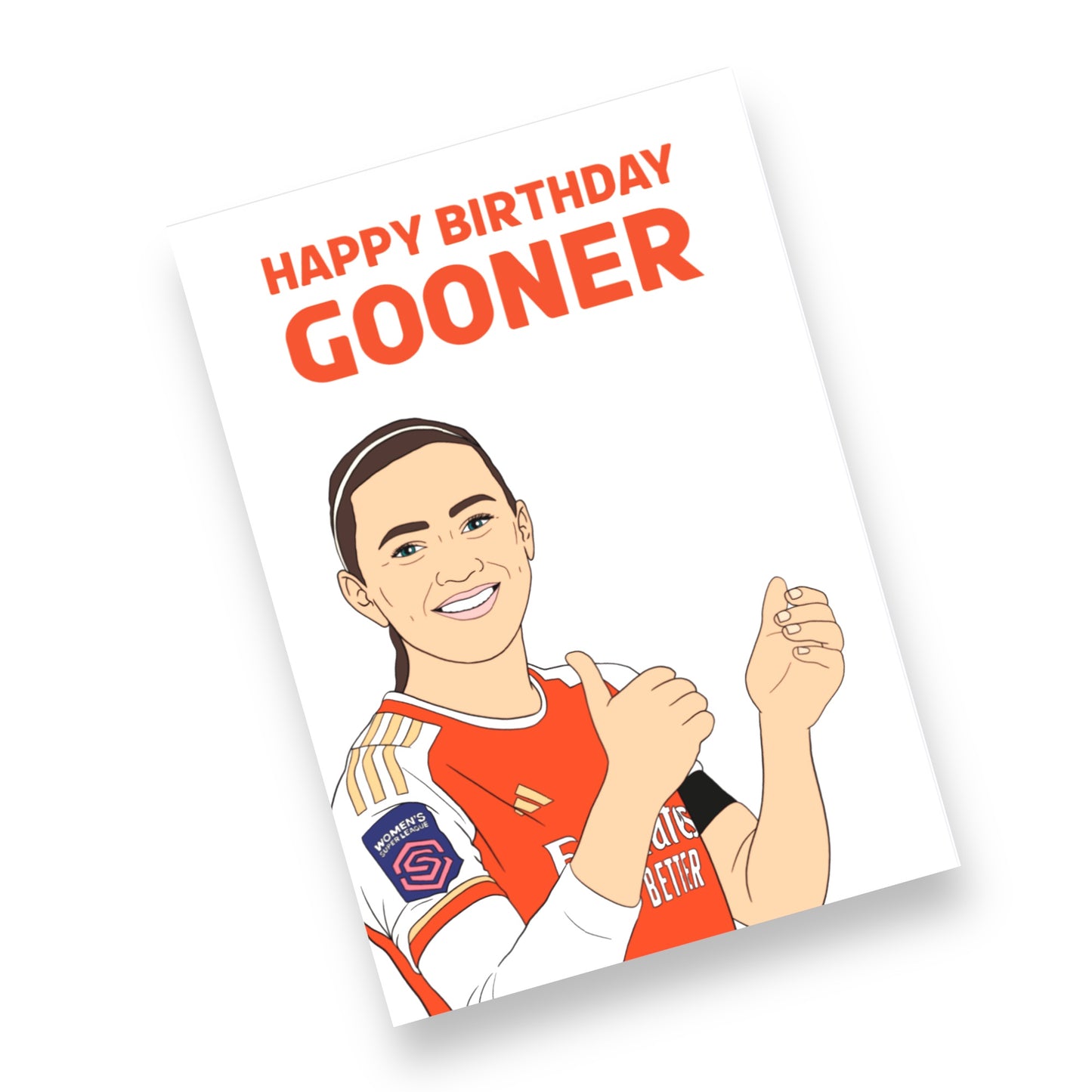 A5 Arsenal FC, Katie McCabe Birthday Card