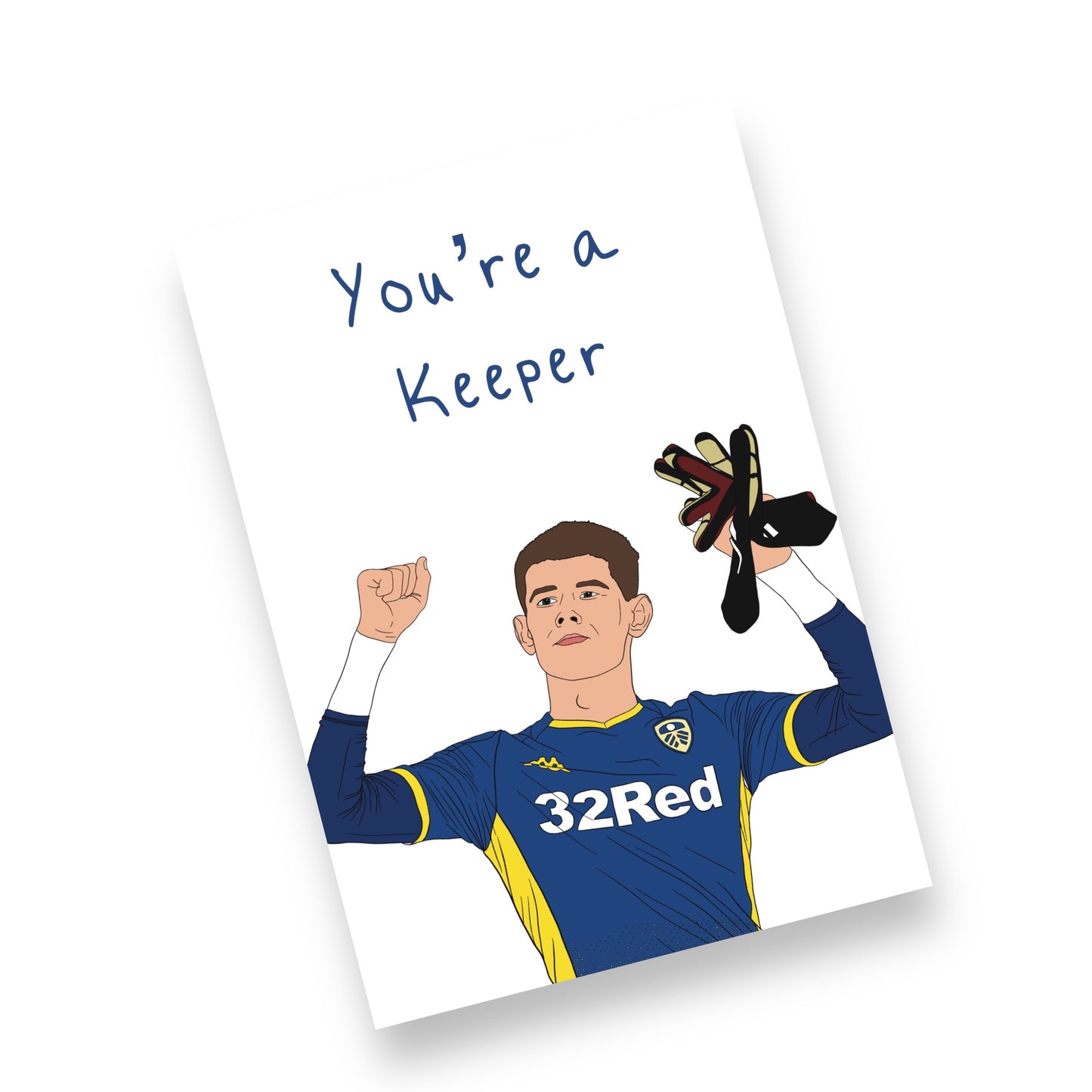 A5 Leeds United,Illan Meslier You’re a Keeper Card