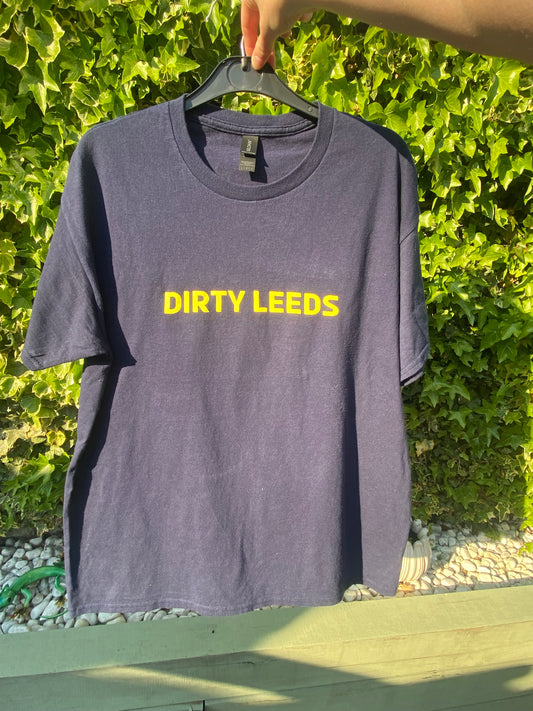 NEW ‘Dirty Leeds’ Navy Tshirt