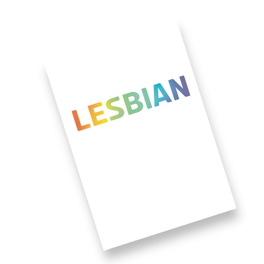 A5 Pride, Lesbian Card