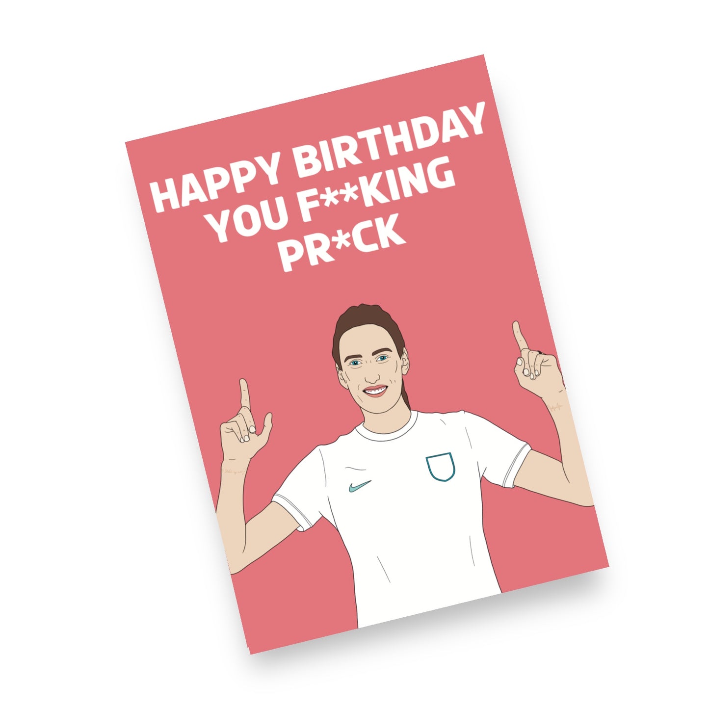 A5 England Lioness, Jill Scott Birthday Card