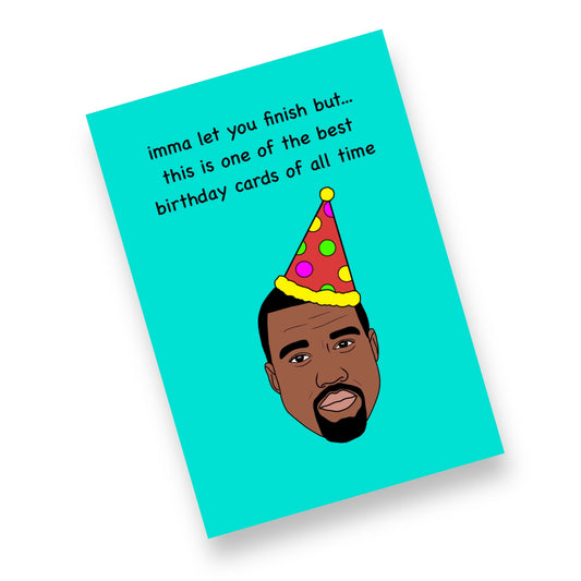 A5 Kanye West, Taylor Swift Birthday Card