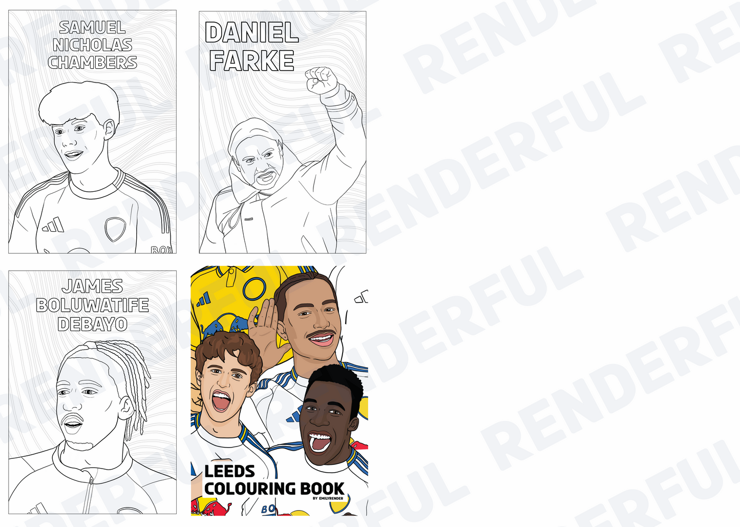 NEW! A4 Leeds United 2024/25 Colouring Book