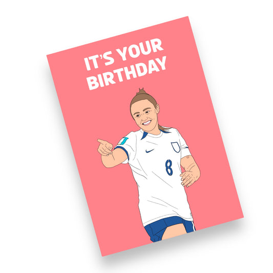 A5 England Lionesses, Georgia Stanway Birthday Card