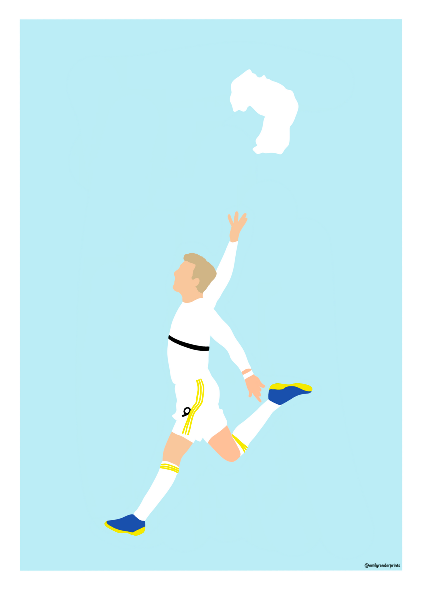 A4 Patrick Bamford Print