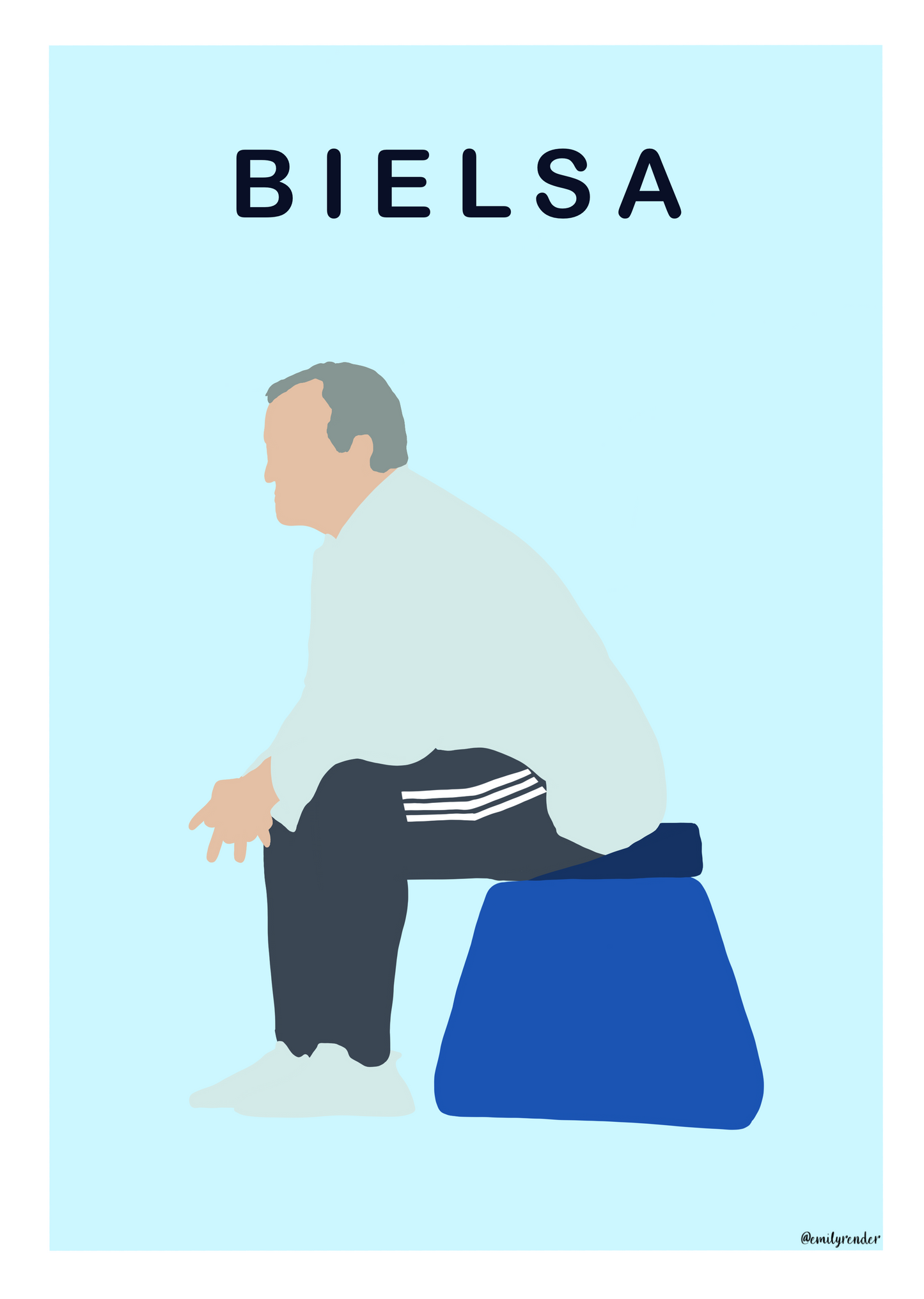 A4 Marcelo Bielsa Bucket Print