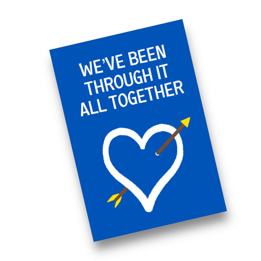 A5 Leeds United, Marching On Together Card