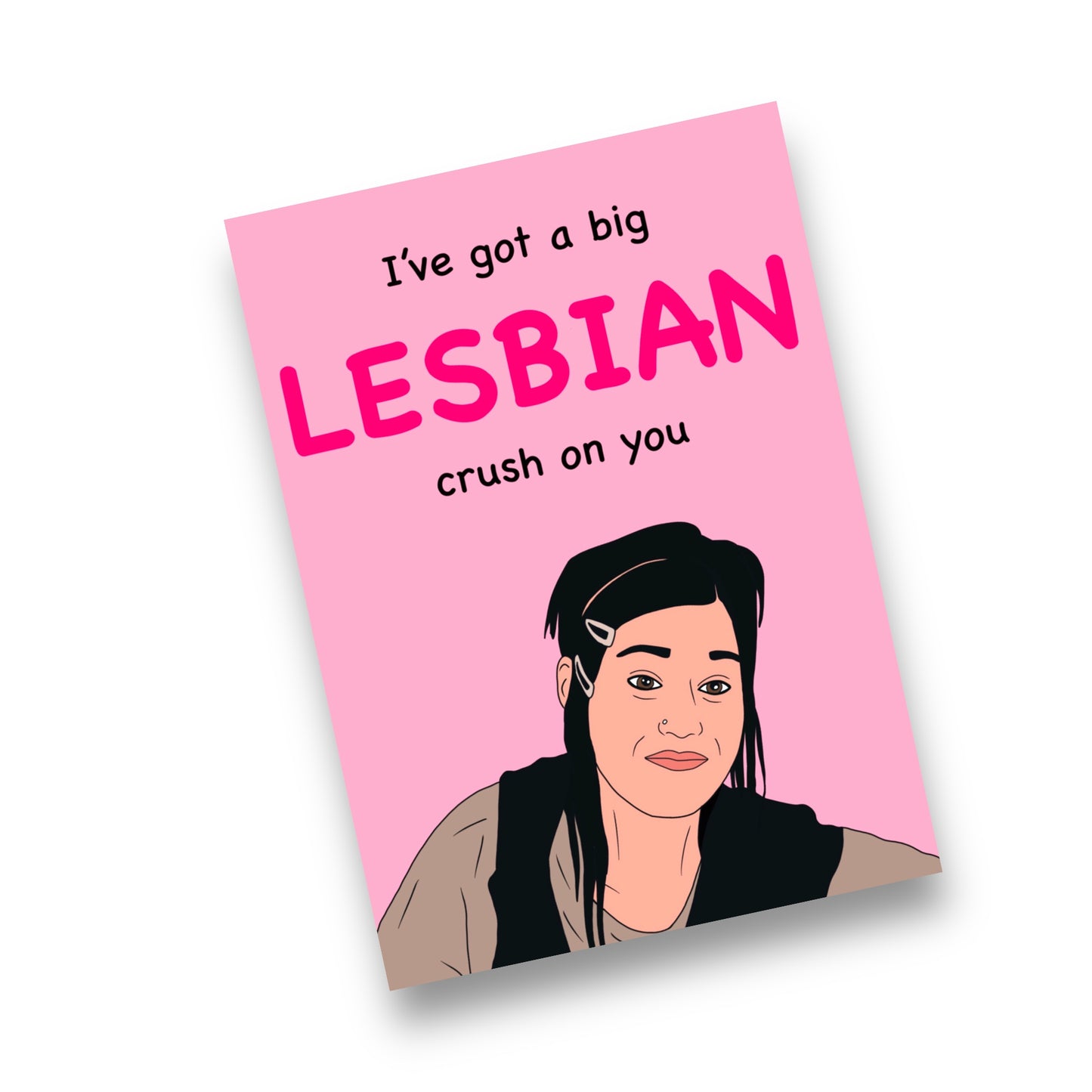 A5 Mean Girls, Janice Lesbian Crush Card